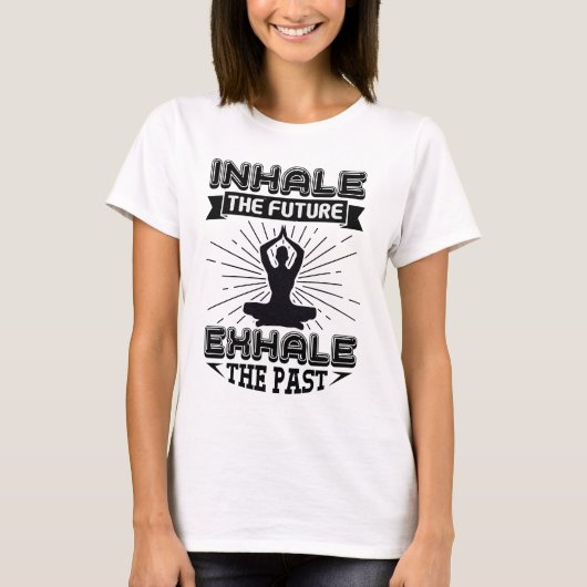 ヨガおもしろいプレゼント Tシャツ (正面)