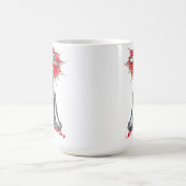 ヨガおもしろい漫画アポップ・アートのート – "ナマステ既" コーヒーマグカップ (中央)