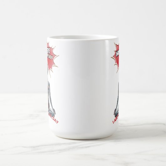 ヨガおもしろい漫画アポップ・アートのート – "ナマステ既" コーヒーマグカップ (中央)