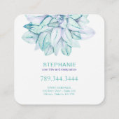 ヨガおよび霊気の名刺 スクエア名刺 (裏面)