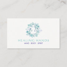 ヨガおよび霊気の名刺