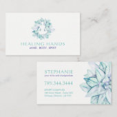 ヨガおよび霊気の名刺 名刺 (正面/裏面)