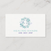 ヨガおよび霊気の名刺 名刺 (正面)