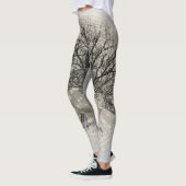 ヨガおよびPilatesのための曼荼羅のレギンス レギンス (左)