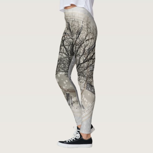 ヨガおよびPilatesのための曼荼羅のレギンス レギンス (左)