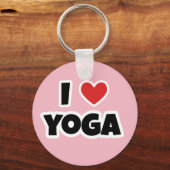 ヨガが大好き キーホルダー (正面)