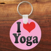 ヨガが大好き キーホルダー (正面)