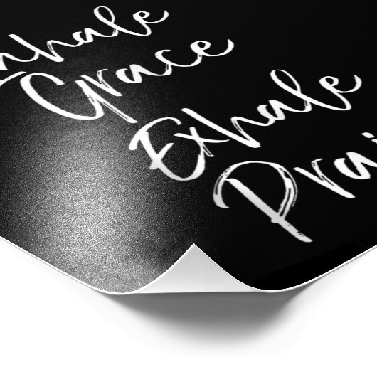 ヨガことわざインハレグレイスエキシェール賞賛ヨガ恋人 フォトプリント            (角)