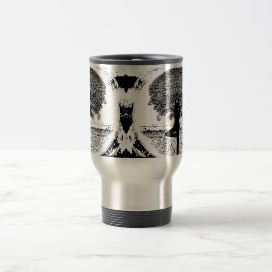 ヨガそして生命の樹 トラベルマグ (中央)