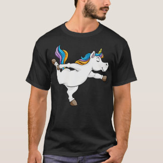 ヨガでユニコーン Tシャツ