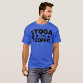 ヨガとコーヒーのTシャツ 女子 Tシャツ (正面フル)