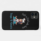 ヨガとヤギが好きな女の子 Case-Mate iPhoneケース (裏面(横))