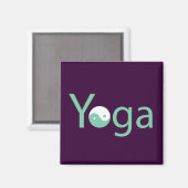 ヨガと陰陽 マグネット (正面/裏面)