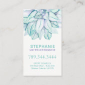 ヨガと霊気名刺 名刺 (裏面)