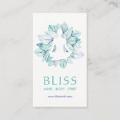 ヨガと霊気名刺 名刺 (正面)