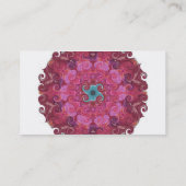 ヨガによってインスパイアマンデラのデザインの名刺 名刺 (裏面)