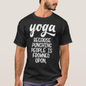 ヨガのでギフトのティー Tシャツ (正面)