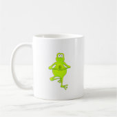 ヨガのアマガエル コーヒーマグカップ (左)
