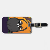 ヨガのアライグマの荷物のラベル ラゲッジタグ (正面横)