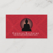 ヨガのインストラクターおよび霊気のマスターの名刺 名刺 (正面)