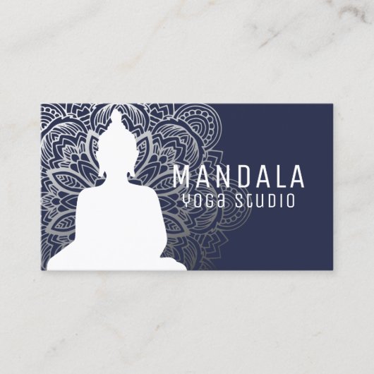 ヨガのインストラクターの名刺 名刺 (正面)