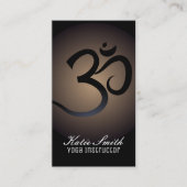 ヨガのインストラクターの名刺 名刺 (正面)