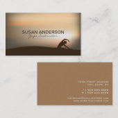 ヨガのインストラクターの名刺 名刺 (正面/裏面)