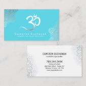 ヨガのインストラクターの名刺 名刺 (正面/裏面)