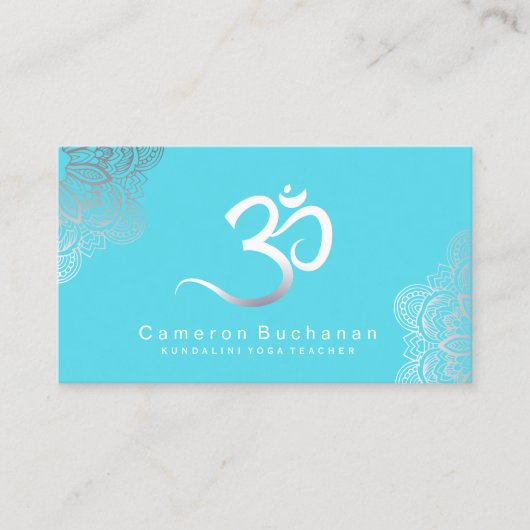 ヨガのインストラクターの名刺 名刺 (正面)