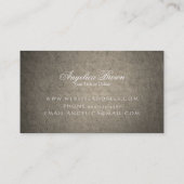 ヨガのインストラクターの名刺 名刺 (裏面)