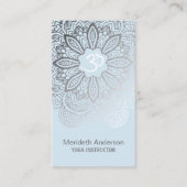 ヨガのインストラクターの曼荼羅の名刺 名刺 (正面)