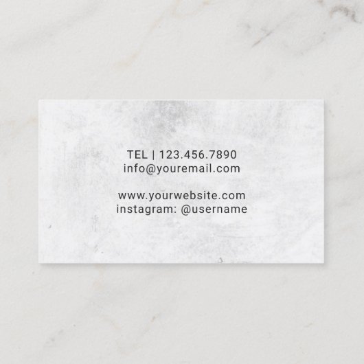 ヨガのインストラクターの金ゴールドの木のロゴPilates 名刺 (裏面)