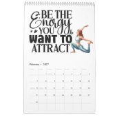 ヨガのインスピレーションの年 カレンダー (2月 2027)