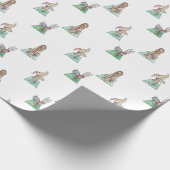 ヨガのクリスマス·アニマルズ ラッピングペーパー (角)