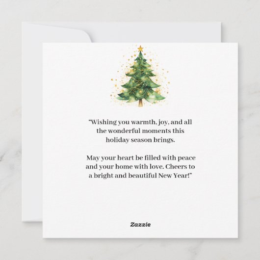 ヨガのクリスマス サンタクロース ポーズパーティーのご招待 シーズンカード (裏面)