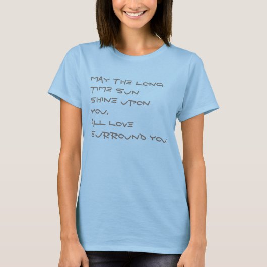 ヨガのシャツ Tシャツ (正面)