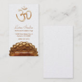 ヨガのスタジオの名刺 名刺 (正面/裏面)