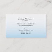 ヨガのスタジオの名刺 名刺 (裏面)