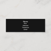 ヨガのチャクラ スキニー名刺 (裏面)