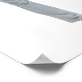 ヨガのポジションに立っている女性 ポスター (角)