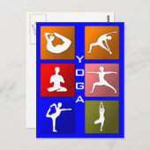 ヨガのポストカード ポストカード (正面/裏面)