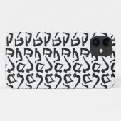 ヨガのポーズシルエット Case-Mate iPhoneケース (裏面(横))