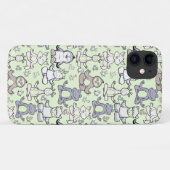 ヨガのポーズ パターン | ヨガ シームレス パターン 46 Case-Mate iPhoneケース (裏面(横))