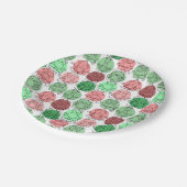 ヨガのポーズ |ヨガシームレスパターン18 ペーパープレート (アングル)