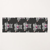 ヨガのポーズ |ヨガシームレスパターン19 ヨガマット (正面(横))