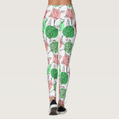 ヨガのポーズ |ヨガシームレスパターン30 レギンス (裏面)