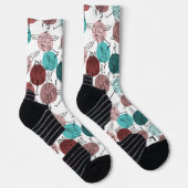 ヨガのポーズ |ヨガシームレスパターン41ショー ソックス (右)