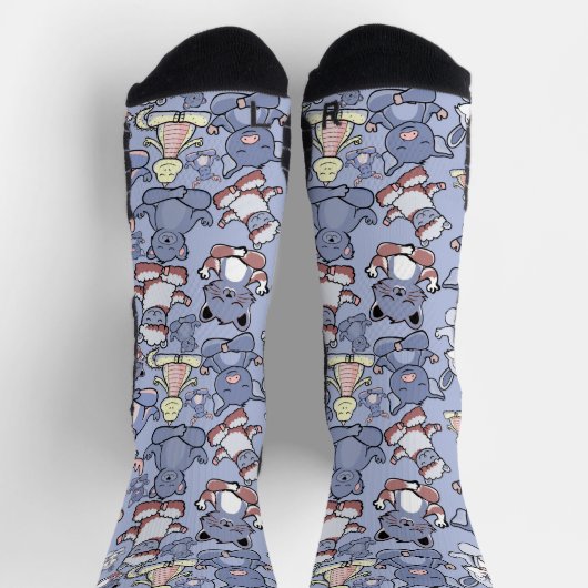 ヨガのポーズ |ヨガシームレスパターン49 フェイク ソックス (上部)