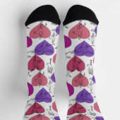 ヨガのポーズ |ヨガシームレスパターン4 Wrapp ソックス (上部)