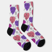 ヨガのポーズ |ヨガシームレスパターン4 Wrapp ソックス (右)